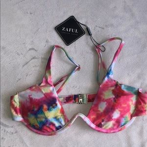 NEW Tie Dye Underwire Bikini Top